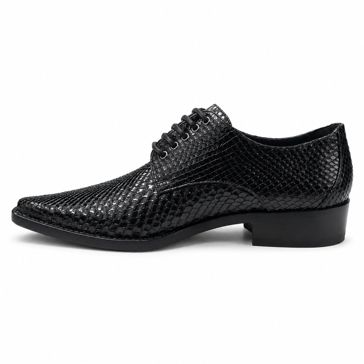Dolce & Gabbana Derby Pitone Derby ブラック｜ローファー