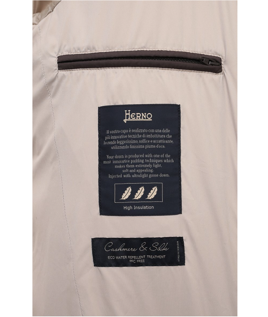 Herno Down Jacket Cashmere ベージュ｜ダウンジャケット