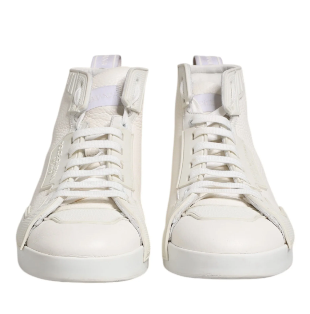 Dolce & Gabbana Sneaker Alta Leather ホワイト｜スニーカー