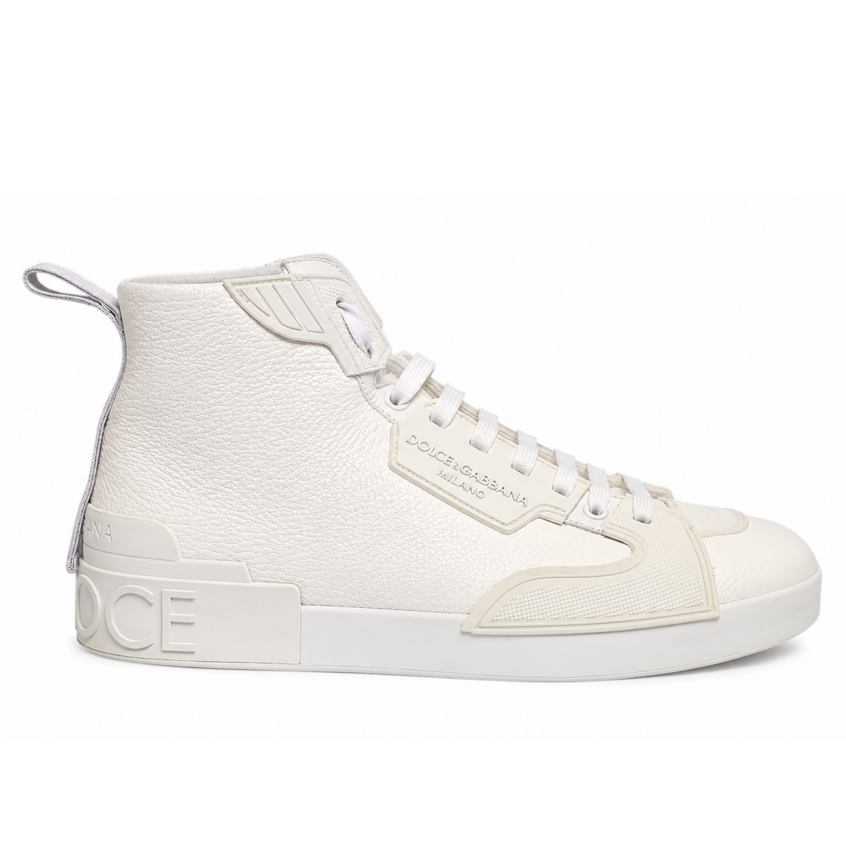 Dolce & Gabbana Sneaker Alta Leather ホワイト｜スニーカー
