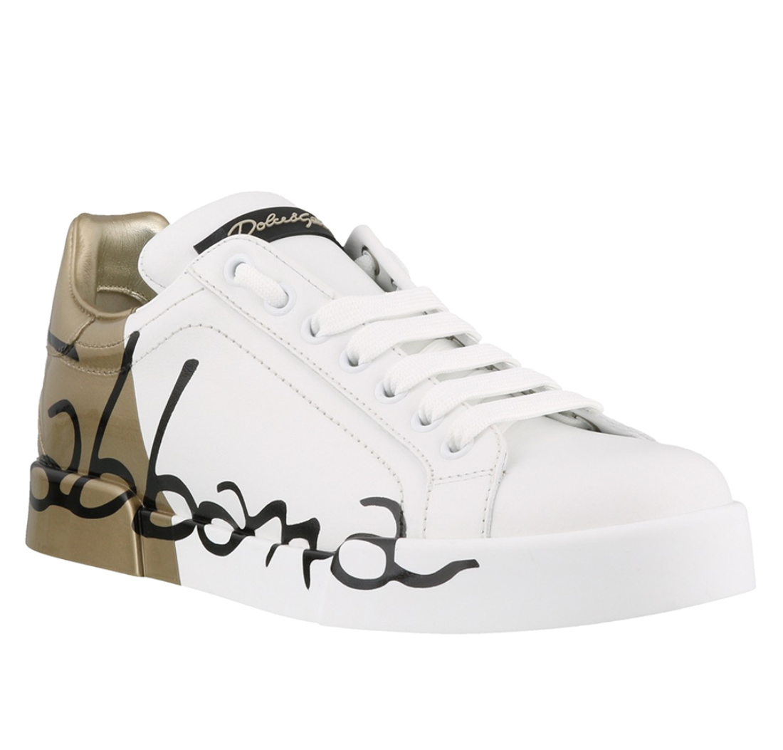 Dolce & Gabbana Patent Leather ホワイト｜スニーカー