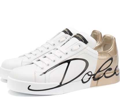 Dolce & Gabbana Patent Leather ホワイト｜スニーカー