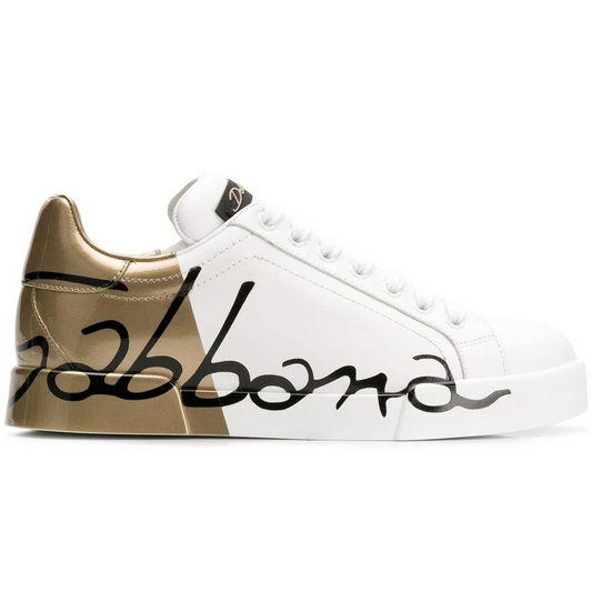 Dolce & Gabbana Patent Leather ホワイト｜スニーカー