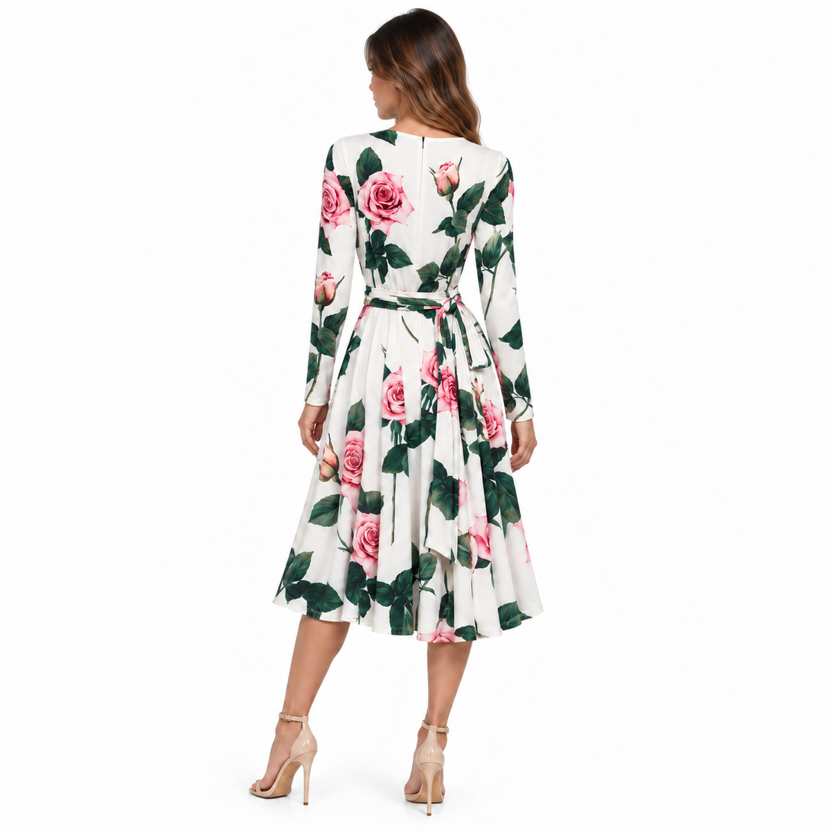 Dolce & Gabbana Dress Wallet Floral ホワイト｜財布