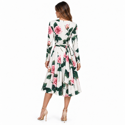 Dolce & Gabbana Dress Wallet Floral ホワイト｜財布