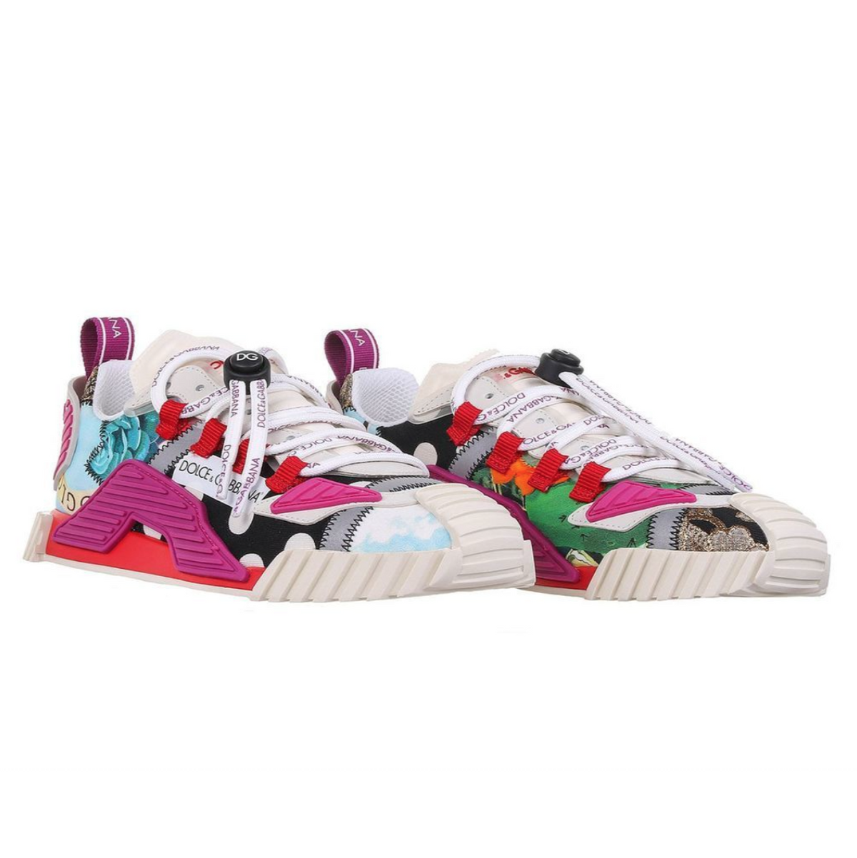 Dolce & Gabbana Sneaker Bassa Patch Multi マルチカラー｜スニーカー