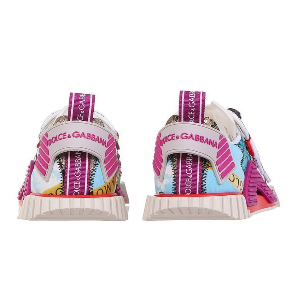 Dolce & Gabbana Sneaker Bassa Patch Multi マルチカラー｜スニーカー