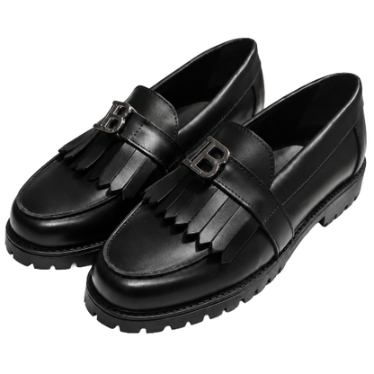 Balmain Mocassino Moccasins ブラック｜ローファー