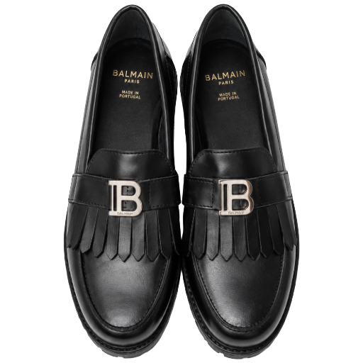 Balmain Mocassino Moccasins ブラック｜ローファー