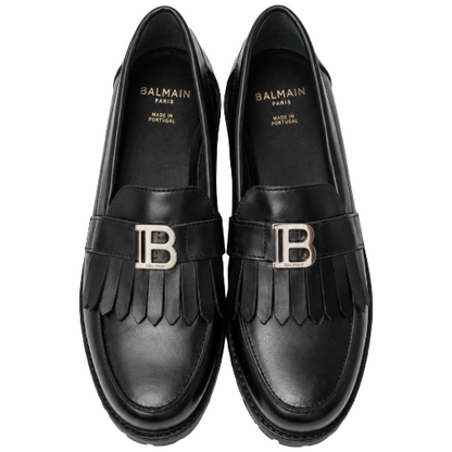 Balmain Mocassino Moccasins ブラック｜ローファー
