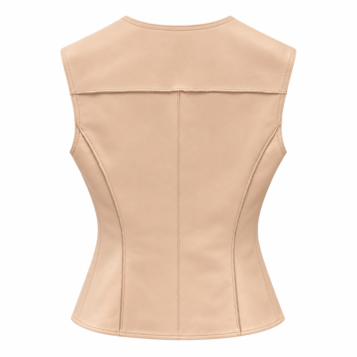 Dolce & Gabbana Vest Leather ベージュ｜ジャケット