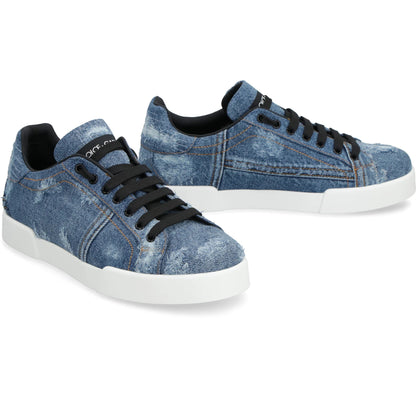 Dolce & Gabbana Patch Denim ブルー｜スニーカー