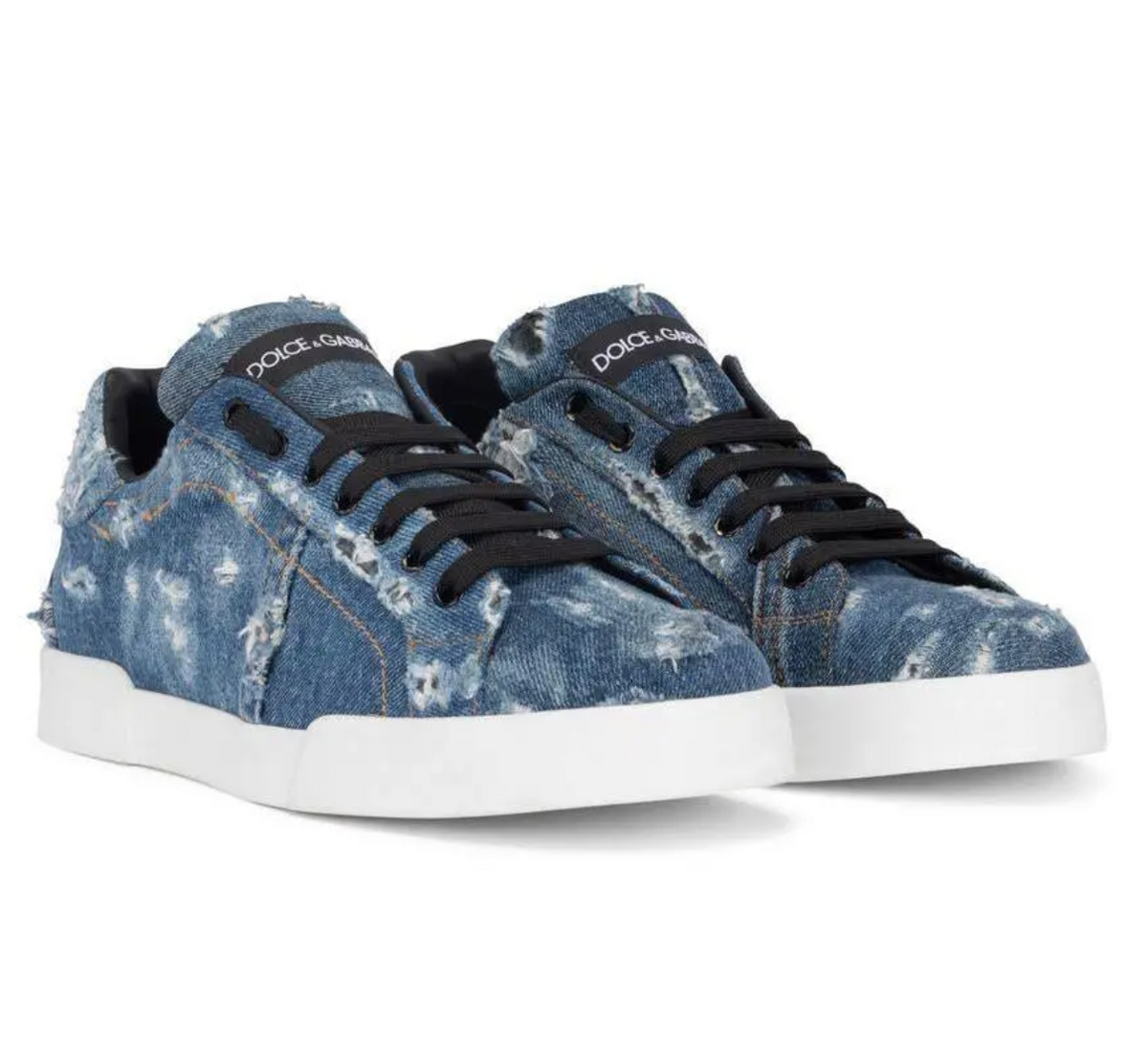 Dolce & Gabbana Patch Denim ブルー｜スニーカー