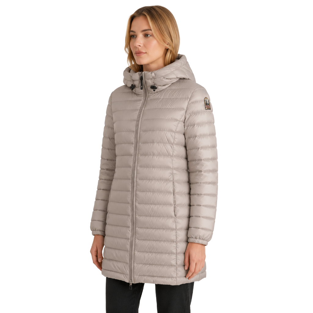 Parajumpers Down Jacket Long Meredith グレー｜ダウンジャケット
