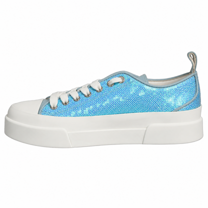 Dolce & Gabbana Sneaker Bassa Sequins Light ブルー｜スニーカー