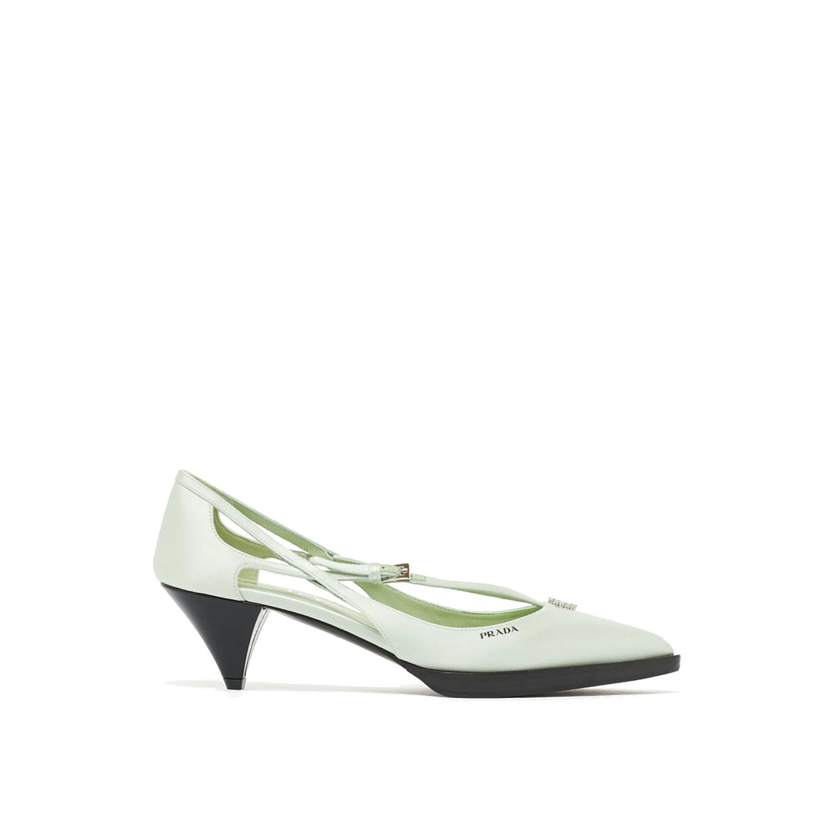 Prada Cut-Out Satin Pumps｜ヒール