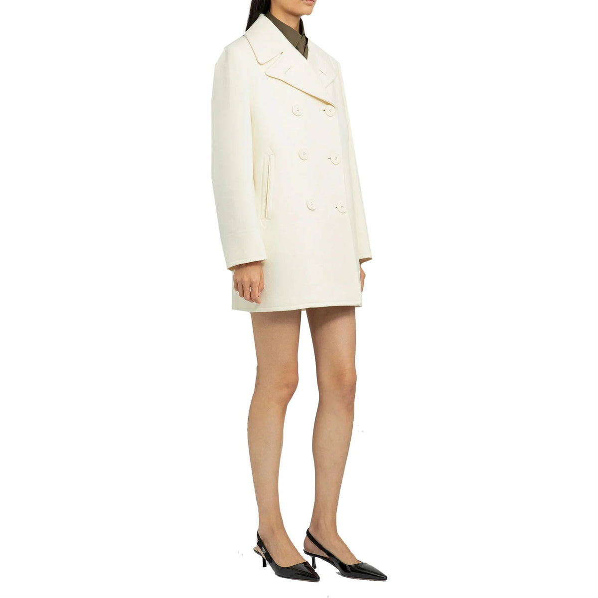 Prada Double-Breasted Wool Coat｜ジャケット