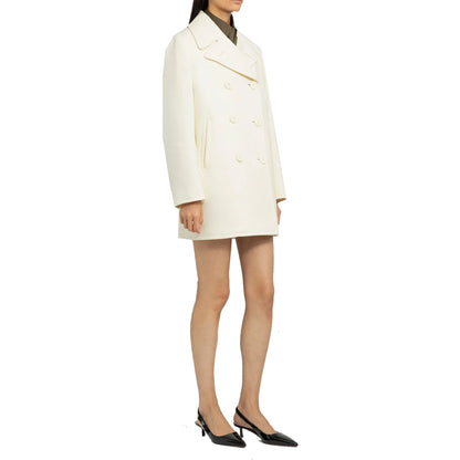 Prada Double-Breasted Wool Coat｜ジャケット