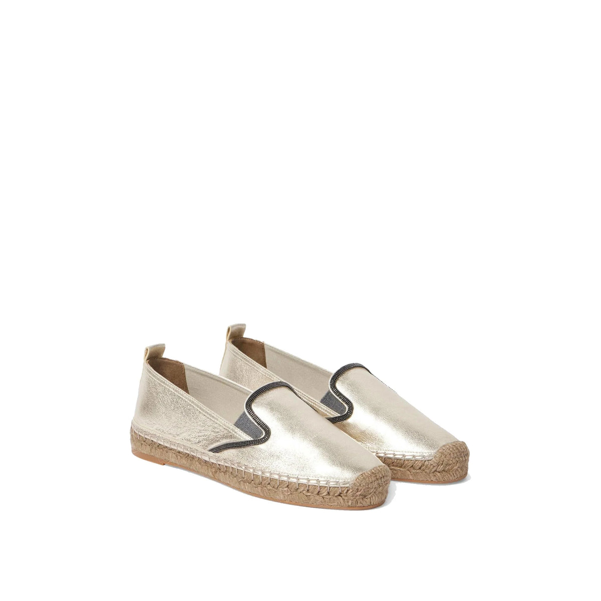 Brunello Cucinelli Leather Espadrilles｜ローファー