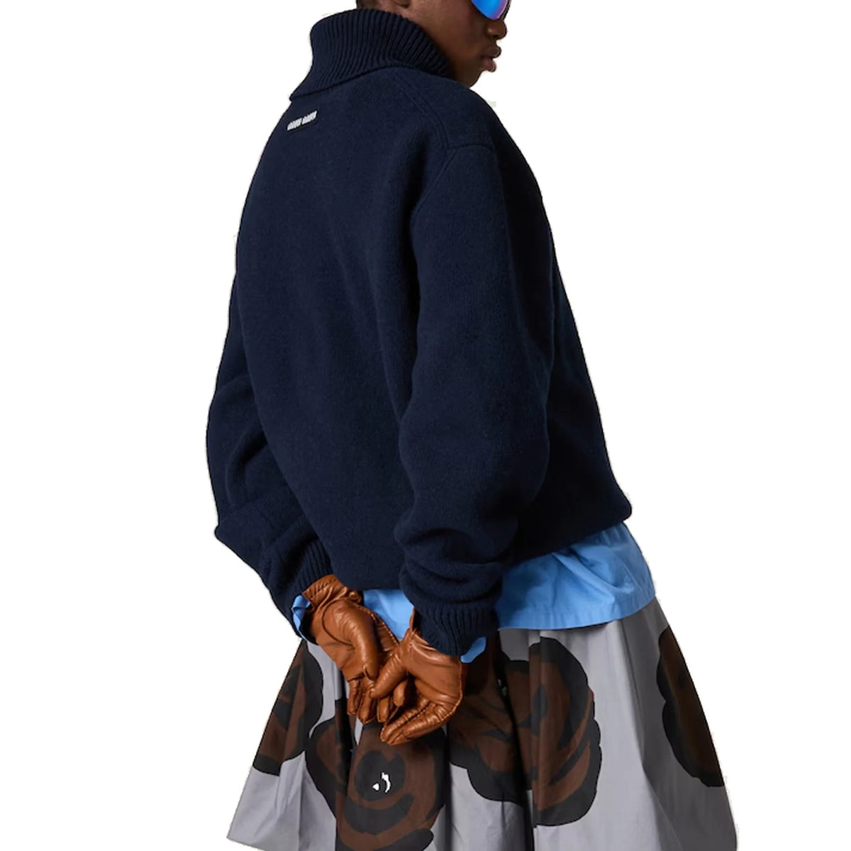 Miu Miu Wool-Cashmere Rollneck Sweater｜ニット