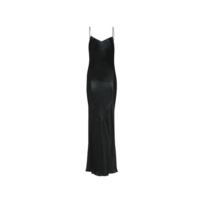 Saint Laurent Satin Long Dress｜ワンピース
