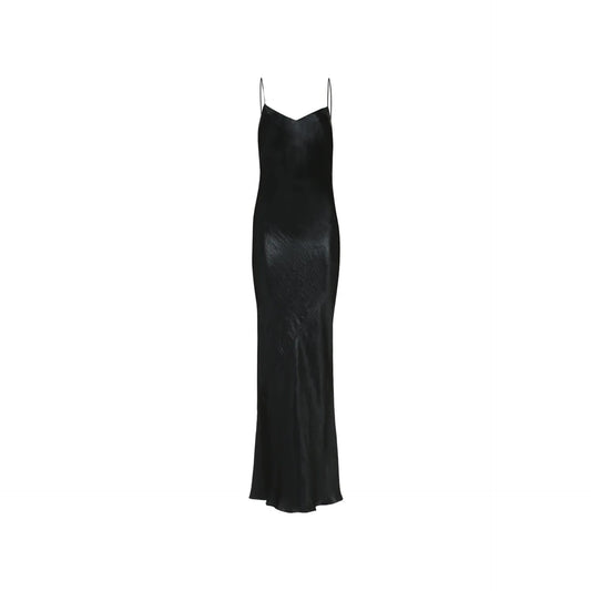 Saint Laurent Satin Long Dress｜ワンピース
