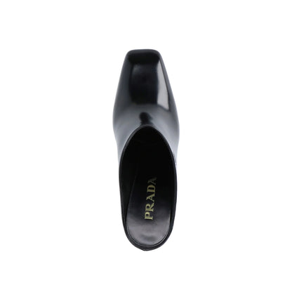 Prada Leather Mules 85mm｜サンダル