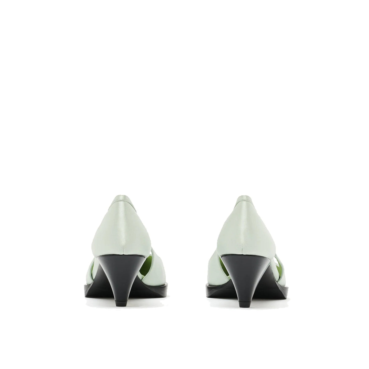 Prada Cut-Out Satin Pumps｜ヒール
