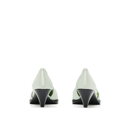 Prada Cut-Out Satin Pumps｜ヒール