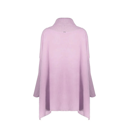 Herno high-collar Asymmetric Poncho｜ニット