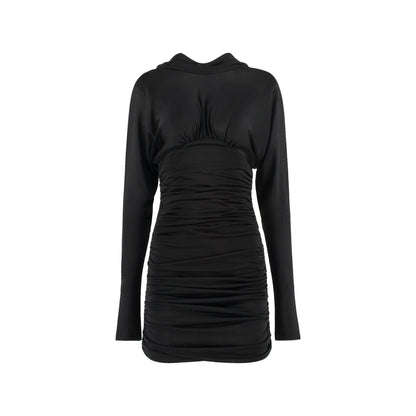 Saint Laurent Cowl Back Mini Dress｜ワンピース