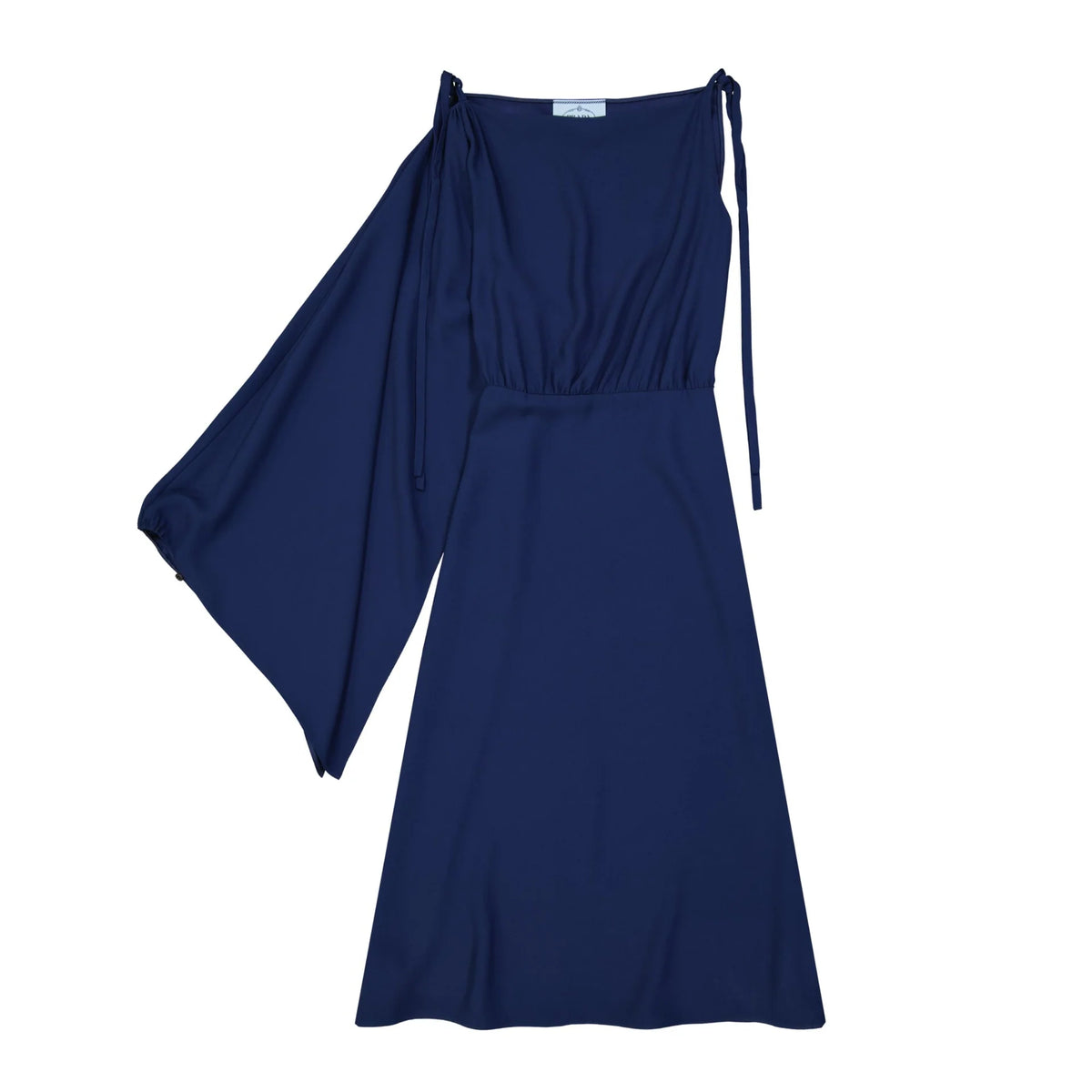 Prada Flared One Sleeve Midi Dress｜ワンピース
