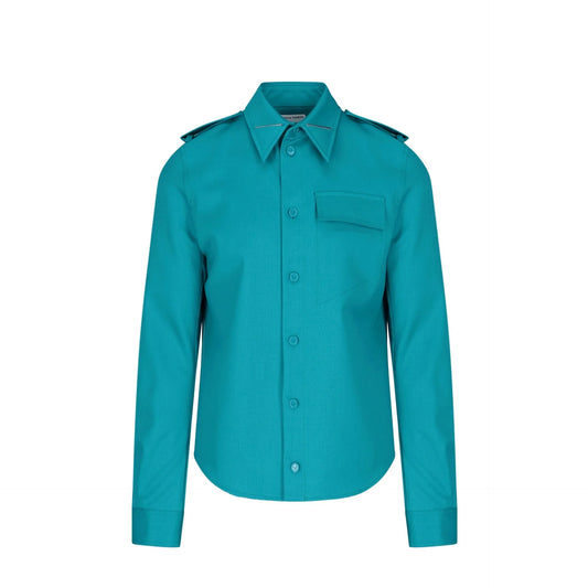 Bottega Veneta Grain De Poudre Wool Shirt｜シャツ
