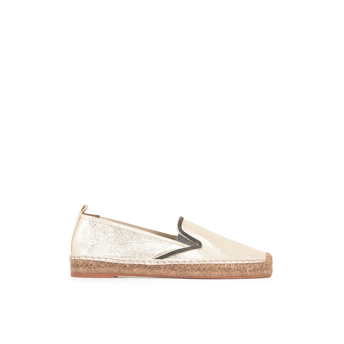 Brunello Cucinelli Leather Espadrilles｜ローファー