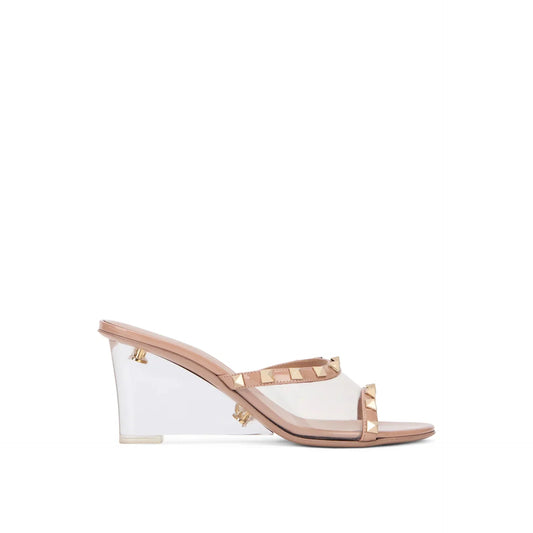 Valentino Garavani ROCKSTUD transparent Mules｜ローファー