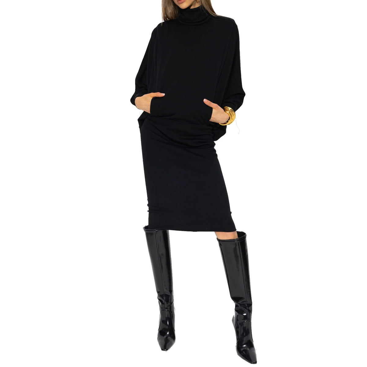 Saint Laurent Wool Dress｜ワンピース