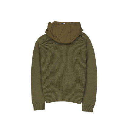 Herno Long-Sleeved Hooded Knitted Jumper｜ニット
