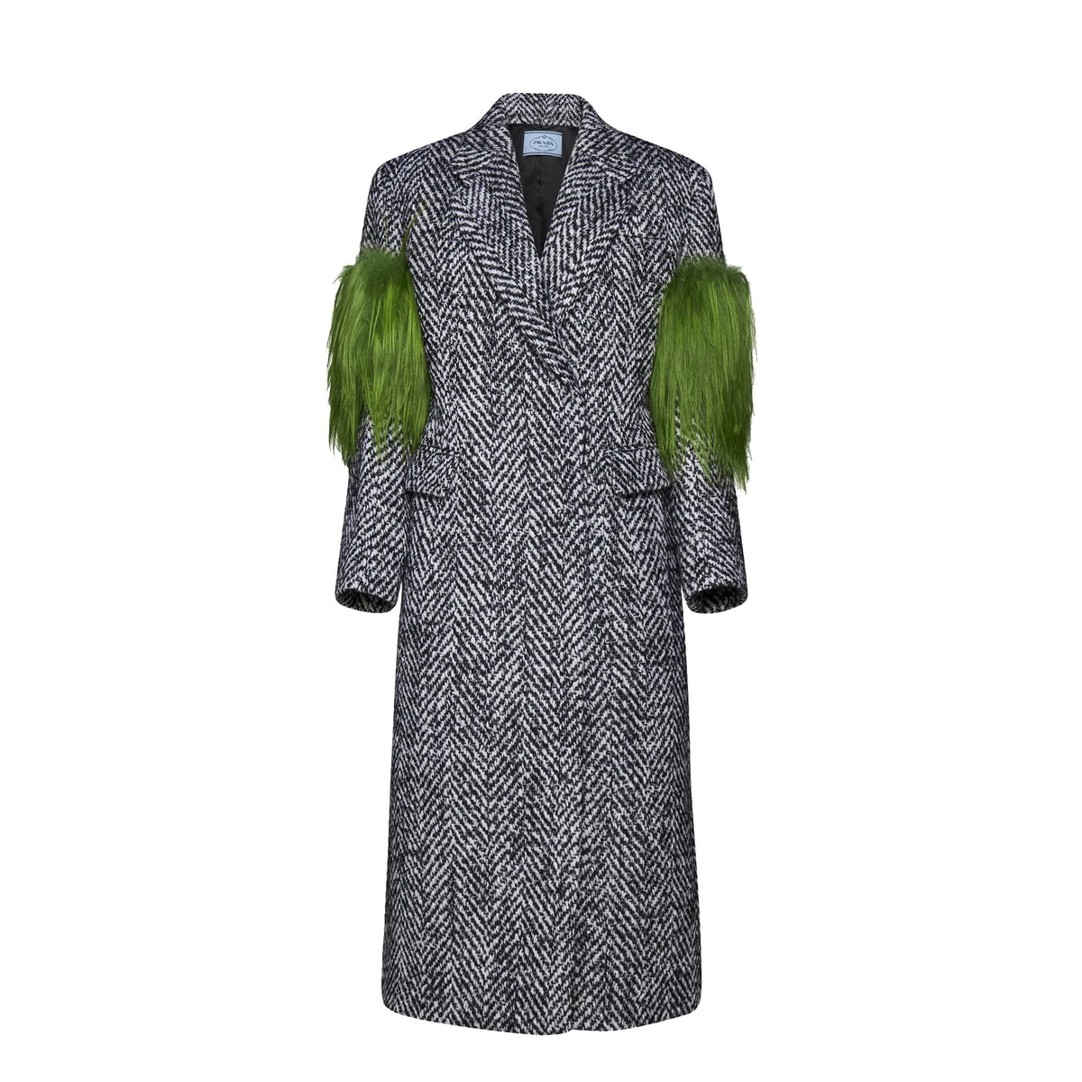Prada Herringbone Wool Coat｜コート