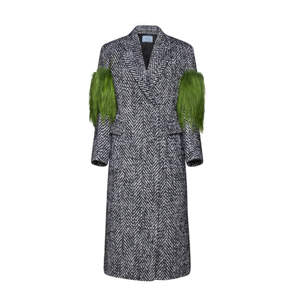 Prada Herringbone Wool Coat｜コート