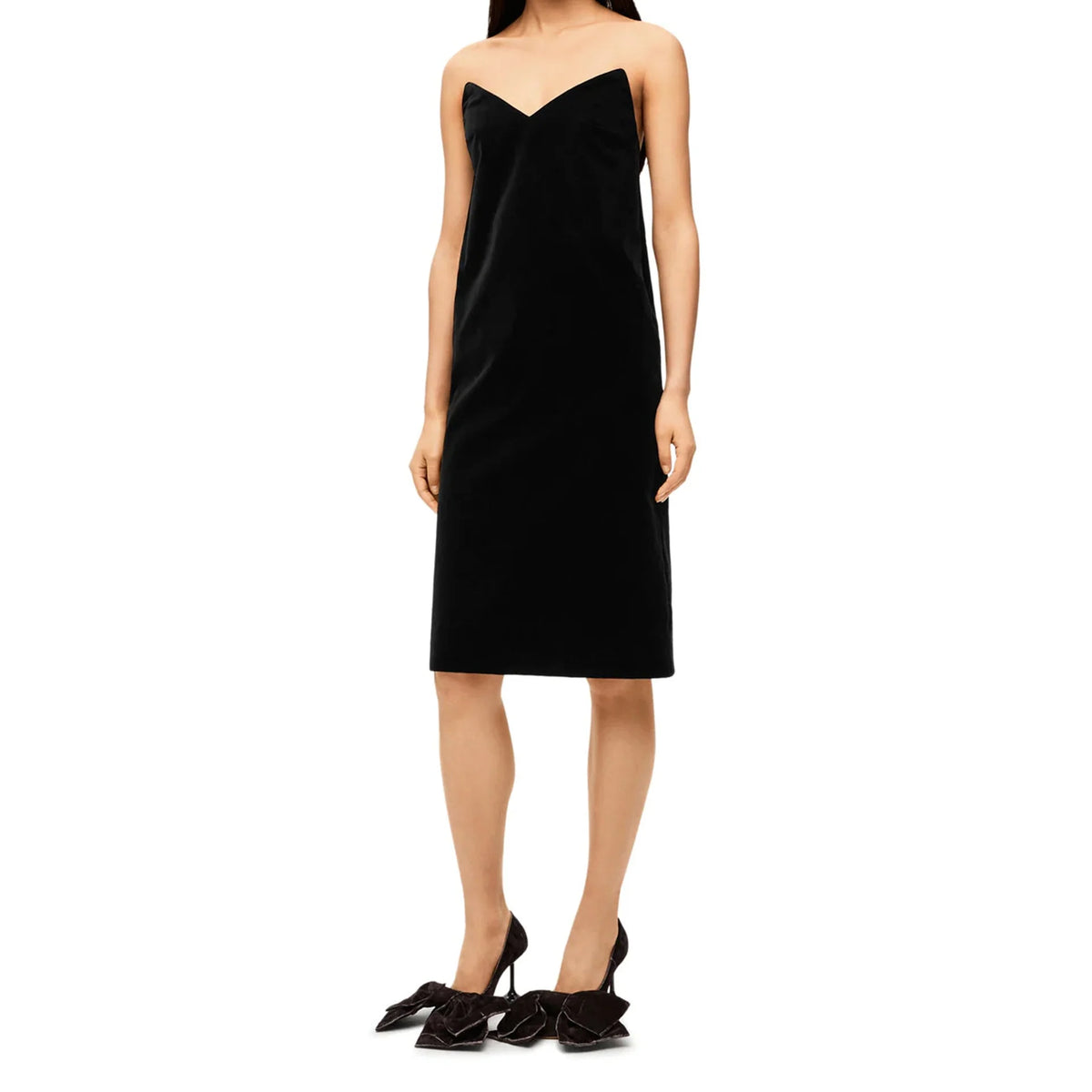 Loewe Bustier Velvet Dress｜ワンピース