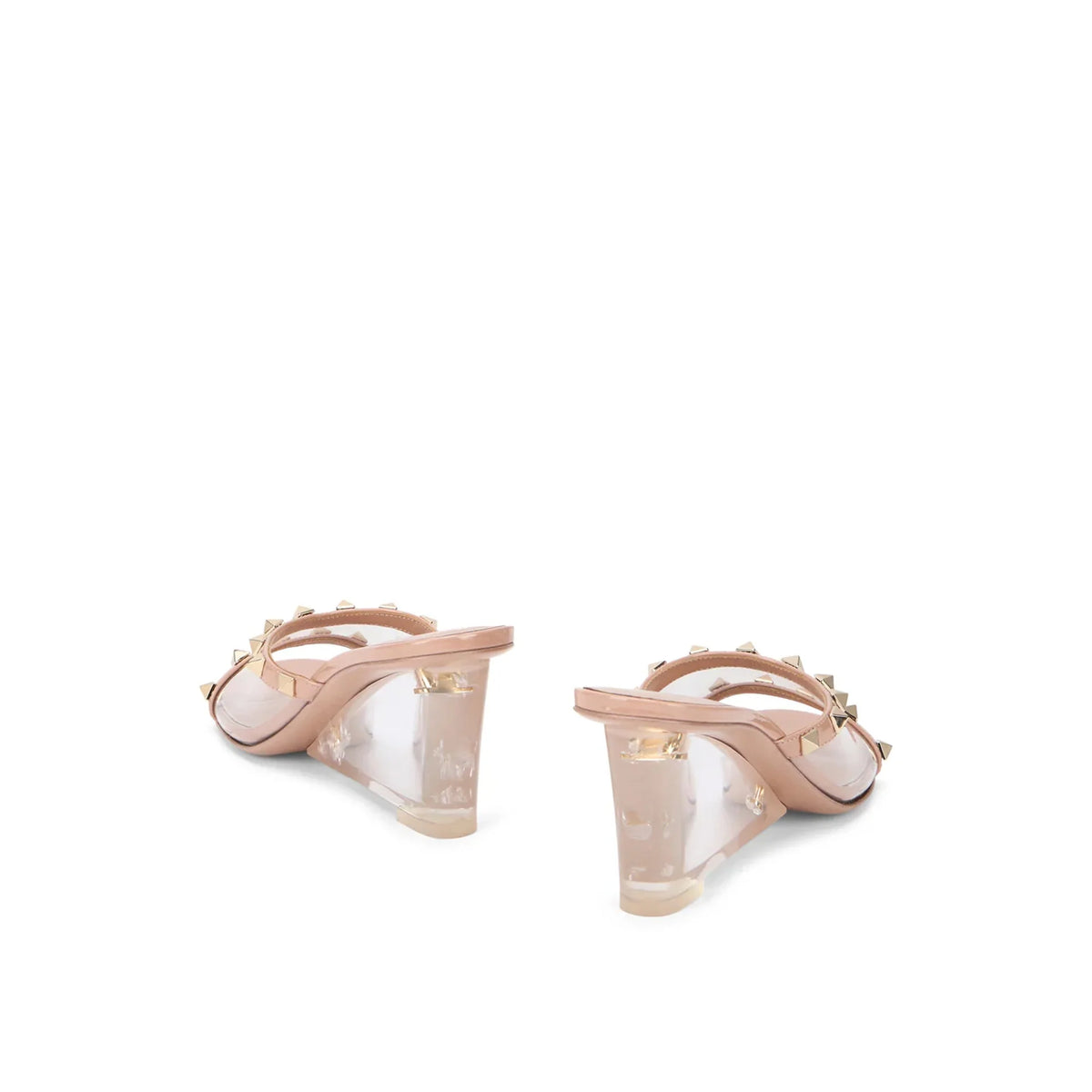 Valentino Garavani ROCKSTUD transparent Mules｜ローファー
