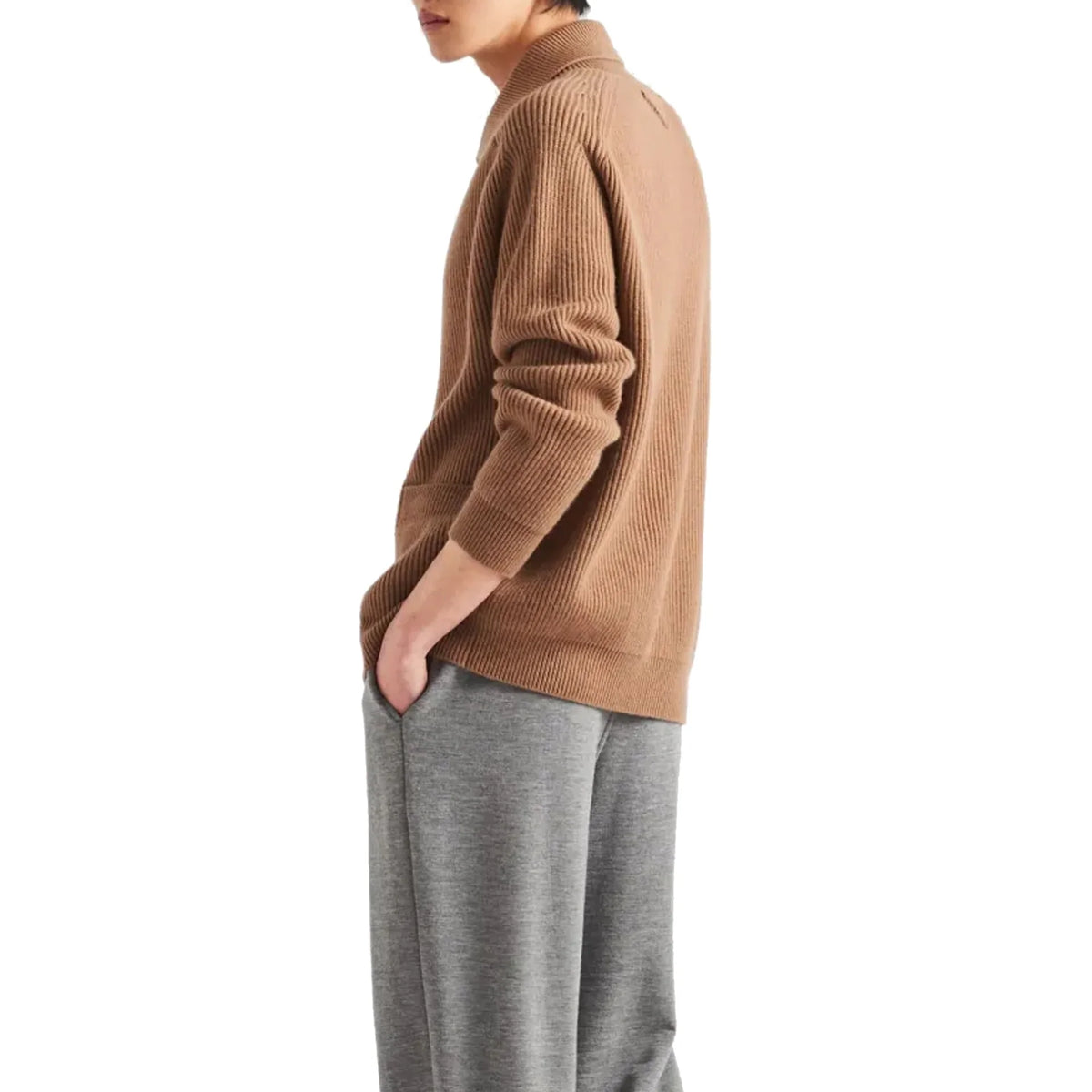 Prada Ribbed Knit Cashmere Cardigan｜ニット