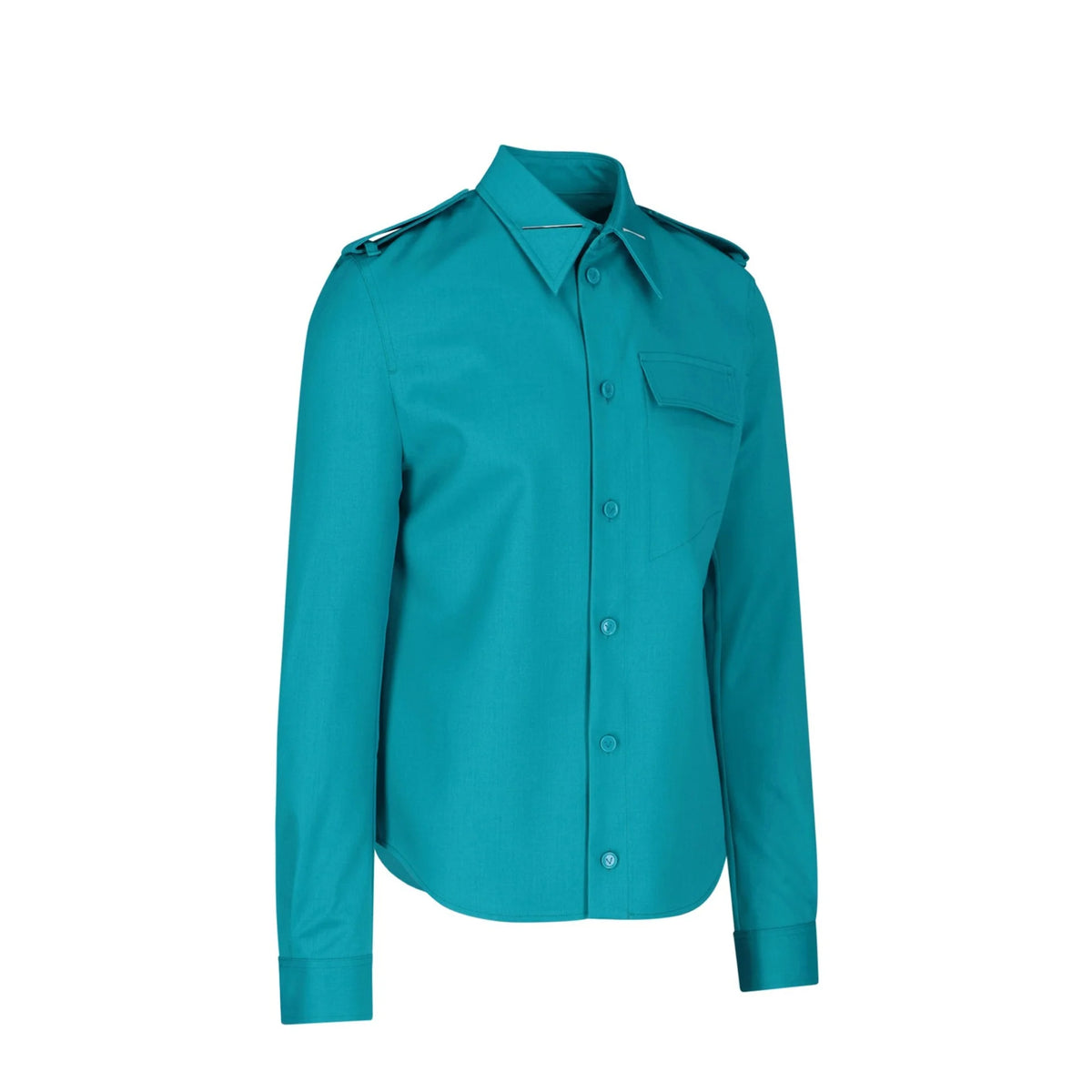 Bottega Veneta Grain De Poudre Wool Shirt｜シャツ
