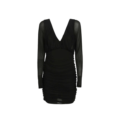 Saint Laurent Mini Draped Dress｜ワンピース