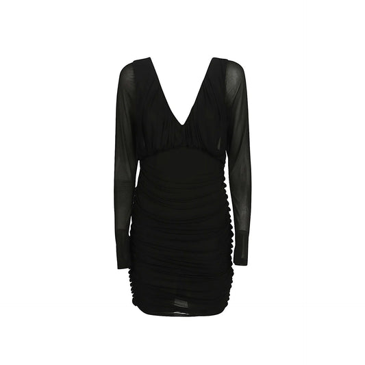 Saint Laurent Mini Draped Dress｜ワンピース