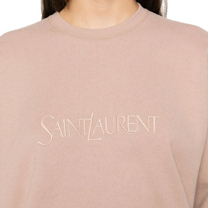 Saint Laurent Cotton Logo Sweatshirt｜ニット