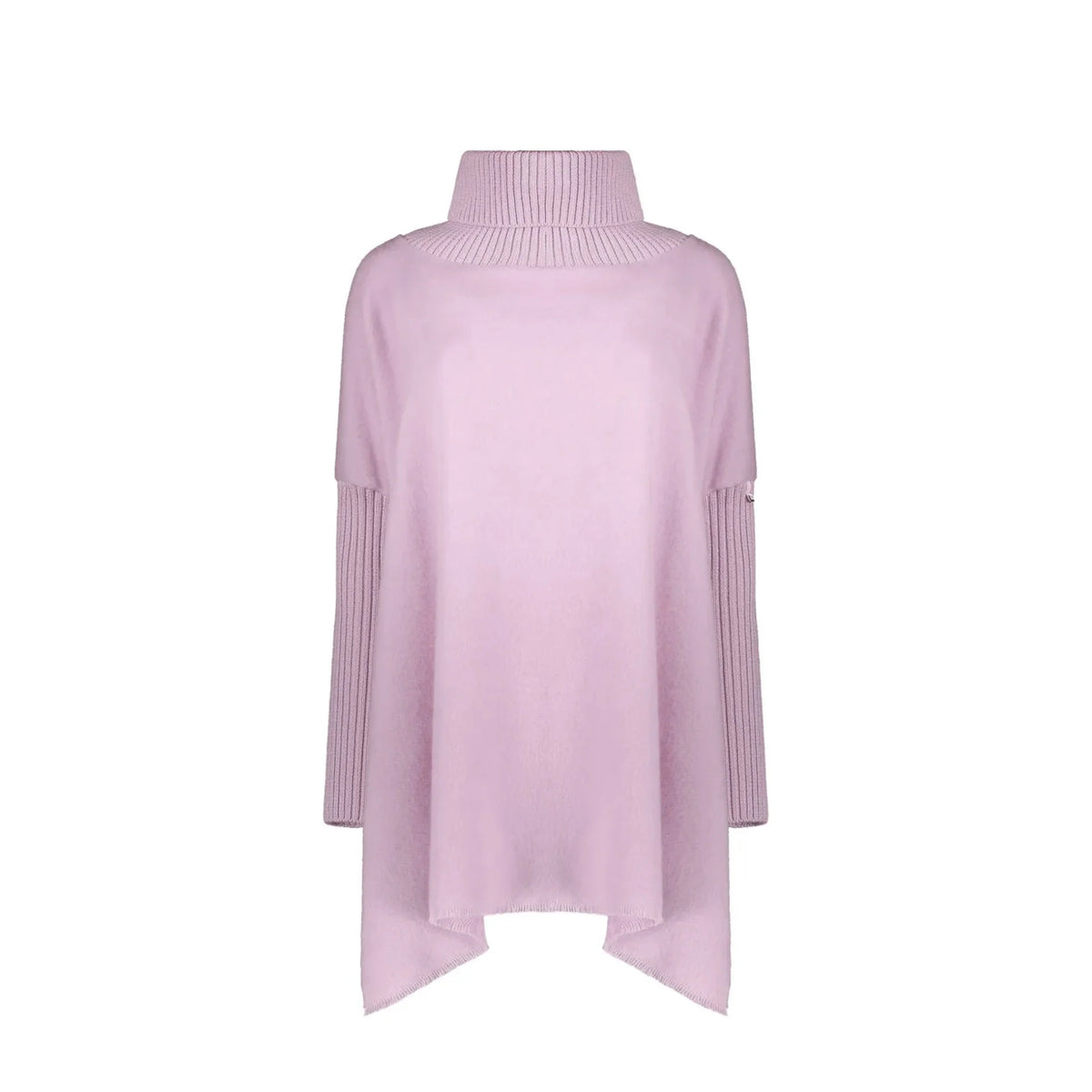 Herno high-collar Asymmetric Poncho｜ニット