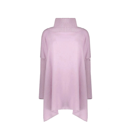 Herno high-collar Asymmetric Poncho｜ニット